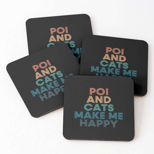 Item preview, Poi And Cats Make Me Happy- Gift for Poi & Cats Fans designed and sold by kindxinn.