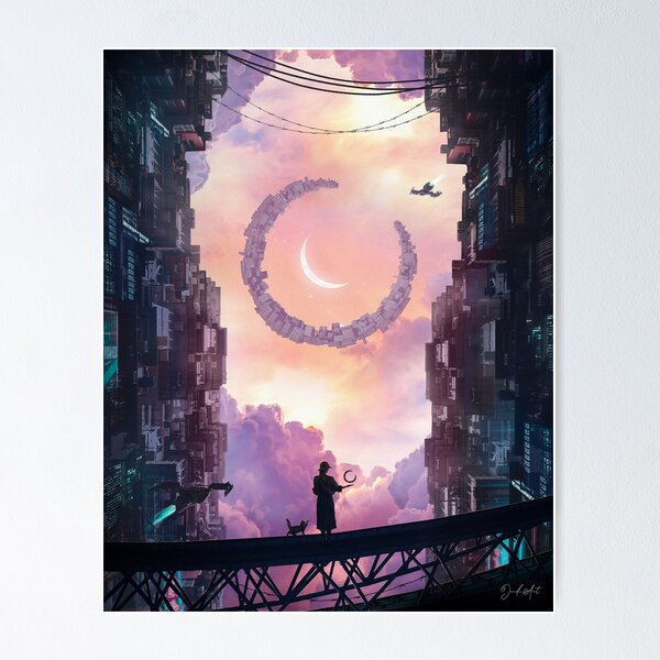 Item preview, Luna City designed and sold by Jendi Art.