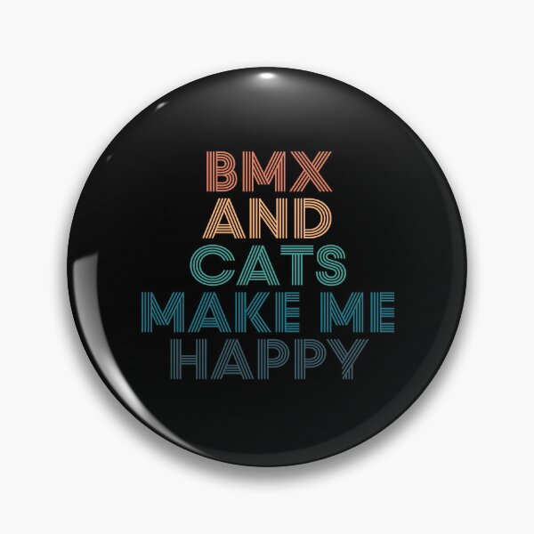Item preview, BMX And Cats Make Me Happy- Gift for BMX & Cats Fans designed and sold by kindxinn.