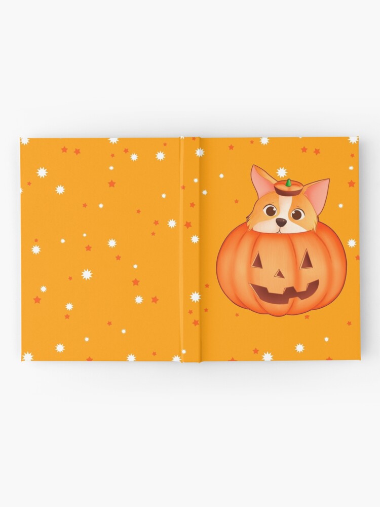 Alternate view of Corgi in Pumpkin Hardcover Journal