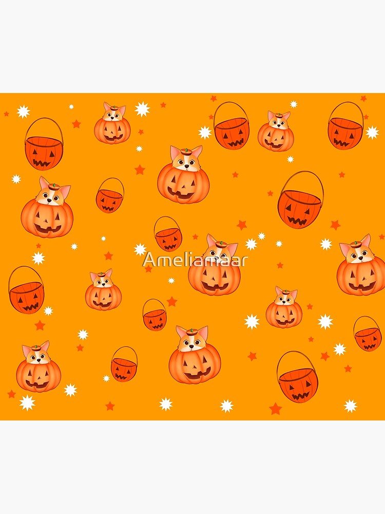 Corgi in Pumpkin by Ameliamaar