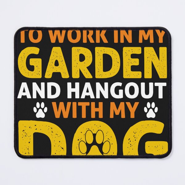Item preview, i just want to work in my garden and hang out with my dog designed and sold by Designandlove.