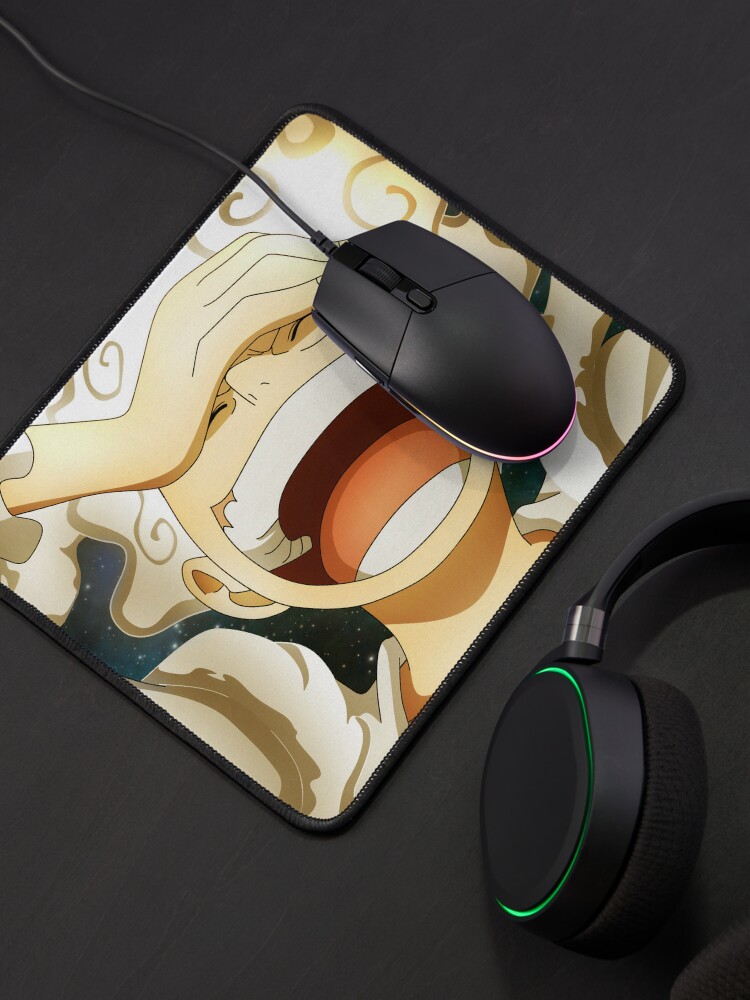 One Piece Luffy Gear 5 White Mouse Pad Gaming Mouse Pad – Anime Town  Creations