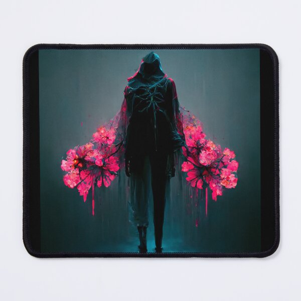 Item preview, Intimidating Character with Flowers - best selling designed and sold by Aditya Bhole.