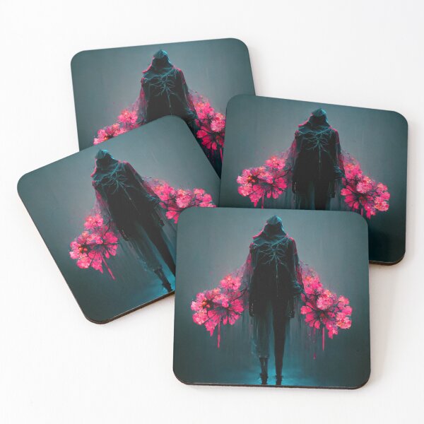 Item preview, Intimidating Character with Flowers - best selling  designed and sold by Aditya Bhole.