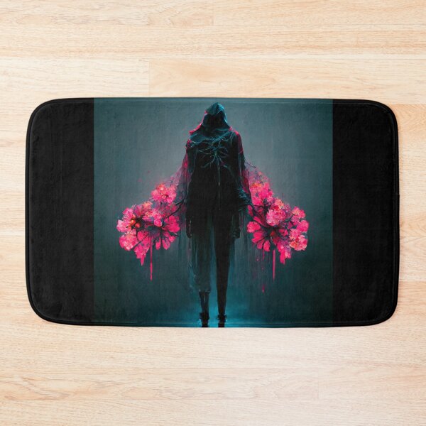 Item preview, Intimidating Character with Flowers - best selling  designed and sold by Aditya Bhole.