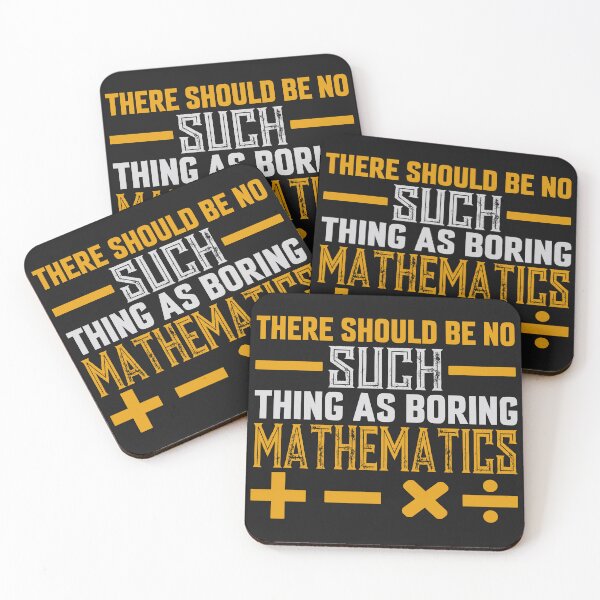 Item preview, There should be no such thing as boring mathematics  designed and sold by Designandlove.