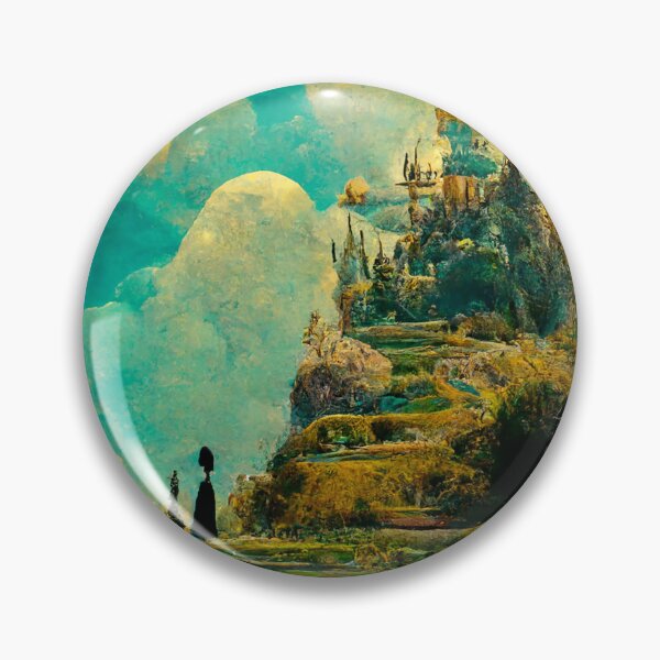 Item preview, Being Found, AI Surreal Landscape Art designed and sold by FuturalDesign.