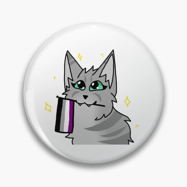 Item preview, Acesexual silver tabby designed and sold by Cents-Ash.