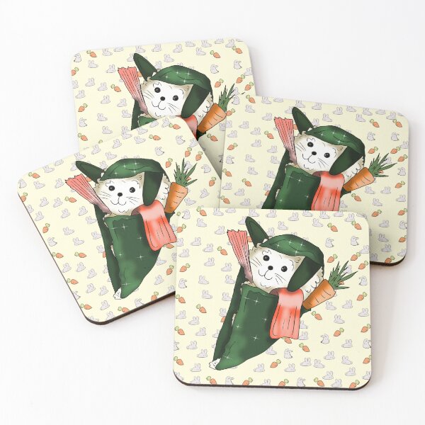 Item preview, cartoon bunny sushi temaki designed and sold by CuisineCat.