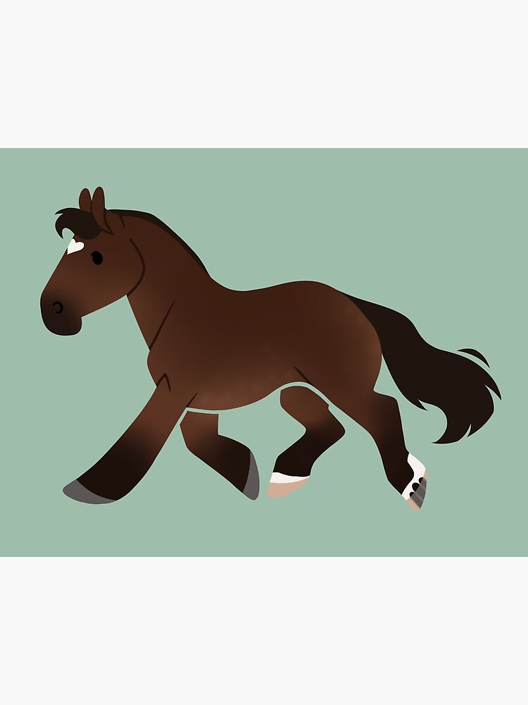 "Bay horse chibi Harvey" Poster for Sale by peyeqart Redbubble