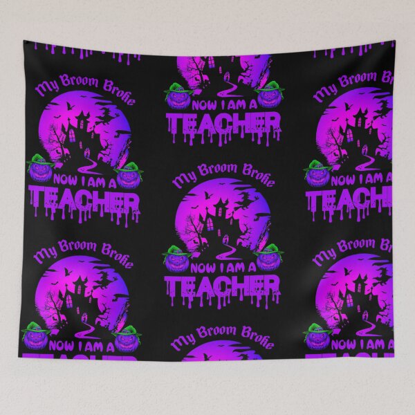 Item preview, My Broom Broke So Now I Am A Teacher designed and sold by WoodburyLake.