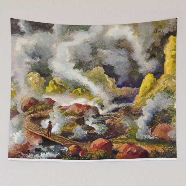 Item preview, Papandayan Volcano in Java -Ernst Haeckel designed and sold by TeeARTHY.