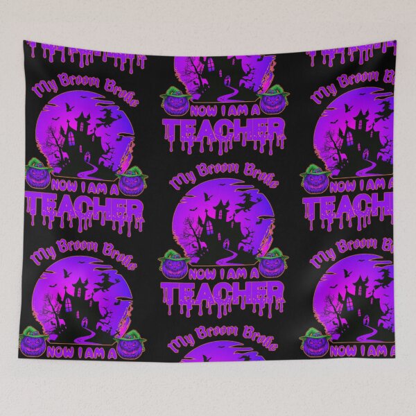 Item preview, My Broom Broke So Now I Am A Teacher designed and sold by WoodburyLake.