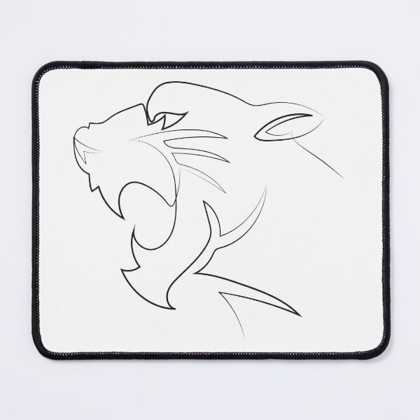 Item preview, Black Leopard | One Line Artist | Minimal Art | One Line Art designed and sold by One-Line-Artist.