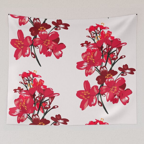 Item preview, Cuadro de flor de cerezo rojo designed and sold by Softlife.