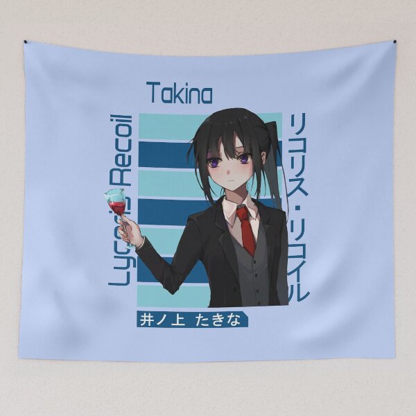 Item preview, Takina at Party - Lycoris Recoil designed and sold by GuheheOtaku.