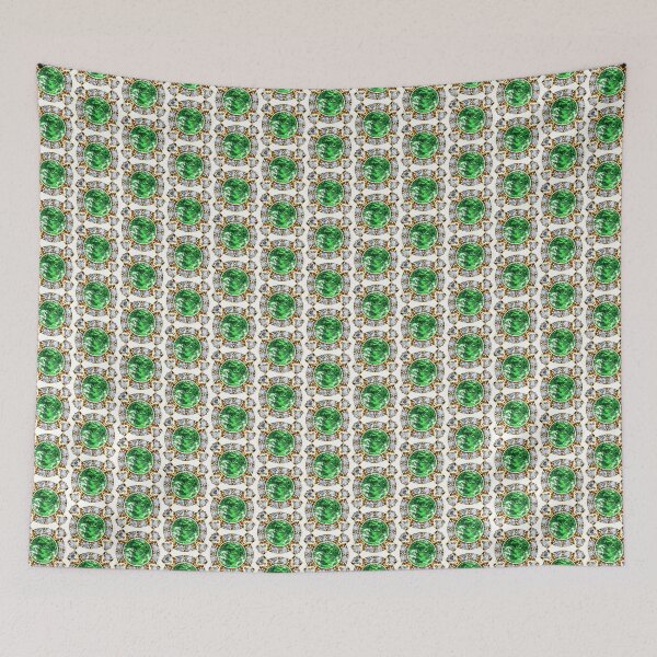 Item preview, Green Emerald with Diamonds Engagement Ring designed and sold by DigitalGemArt.