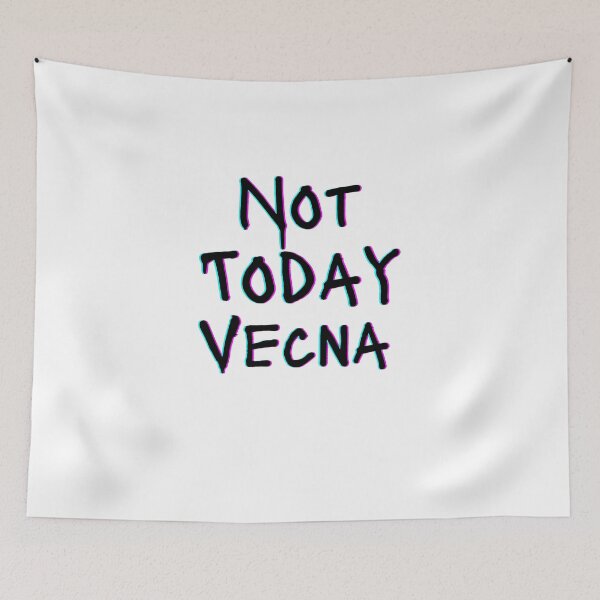 Item preview, Not Today Vecna, graffiti designed and sold by babivilelashop.