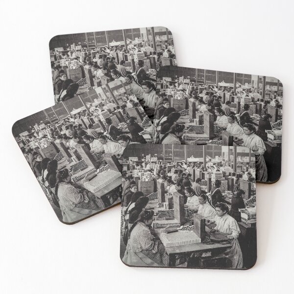 Item preview, Cigarette Factory, Mexico City 1903 designed and sold by lobodelnoir.