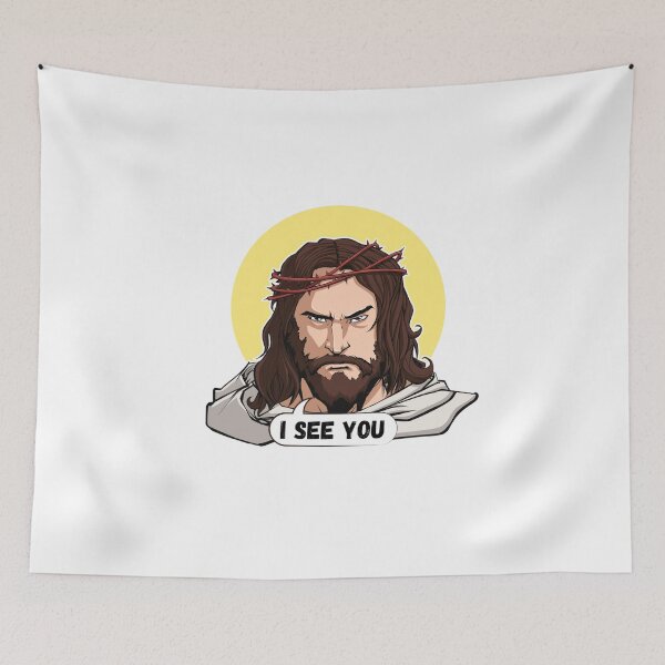 Item preview, Jesus Meme I Saw That designed and sold by Art-IsArt.