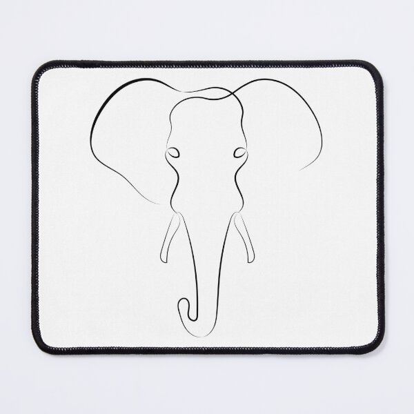 Item preview, Elephant | One Line Art | Minimal Art | One Line Artist | Minimalist designed and sold by One-Line-Artist.
