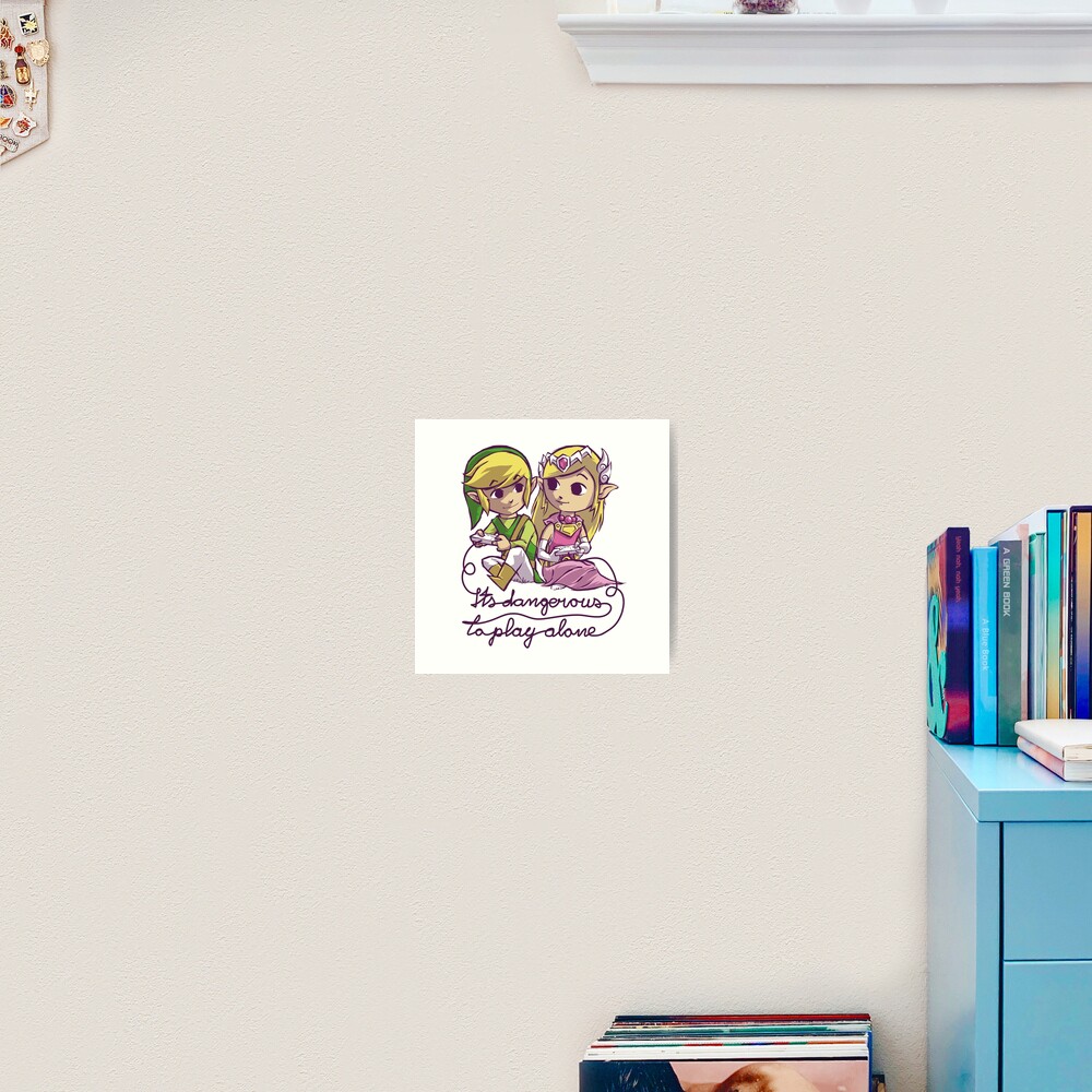 it's dangerous to play alone Art Print