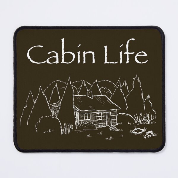 Item preview, Cabin Life Illustration designed and sold by Natural-Habitat.