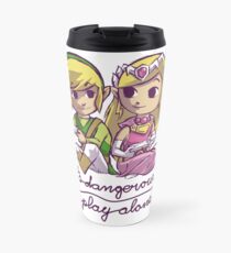 it's dangerous to play alone Travel Mug