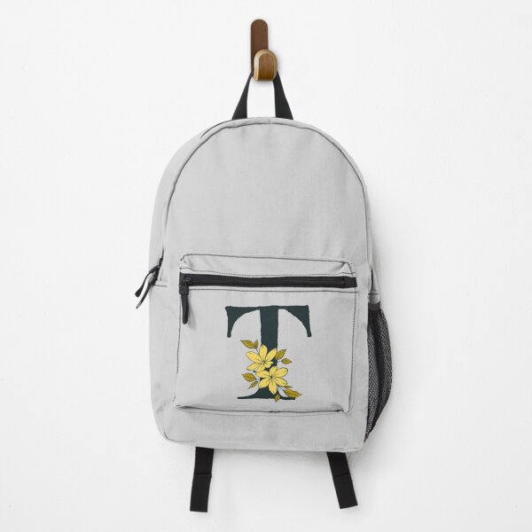 Item preview, Yellow floral T monogram designed and sold by Coffee Lifestyle.