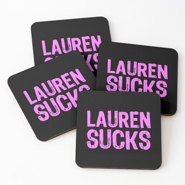 Item preview, Lauren Sucks designed and sold by The "I Love Everything" Shop.