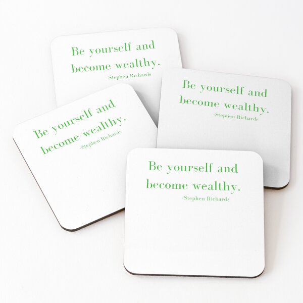 Item preview, Be yourself and become wealthy - Stephen Richards designed and sold by Rechtop.