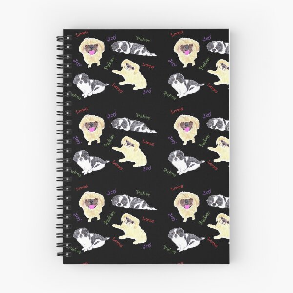 Item preview, Love, Joy, & Cute Peke Puppy Dogs (Black) designed and sold by DeeDeee1970.