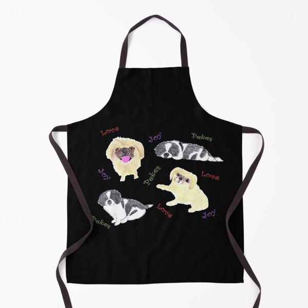 Item preview, Love, Joy, & Cute Peke Puppy Dogs (Black) designed and sold by DeeDeee1970.