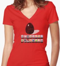 LINUX Women's Fitted V-Neck T-Shirt
