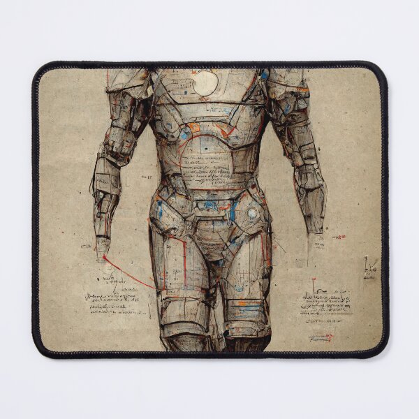 Item preview, Da Vinci's Sketch of an Iron Suit  designed and sold by Oblitz.