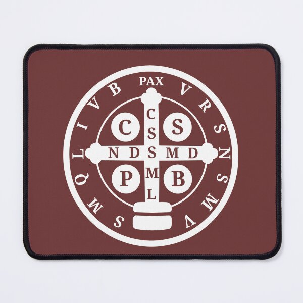 Item preview, St. Benedict Medal designed and sold by SaintlyStitches.