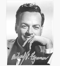 FEYNMAN, Amerikaner, Theoretiker, Physiker, Quantenmechaniker, Nanotechnologie Poster