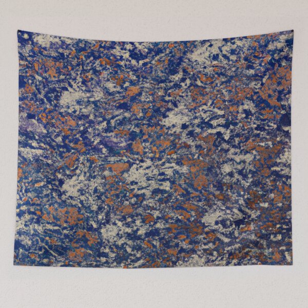 Item preview, Blue And Orange Marbled Pattern designed and sold by Zestpond.