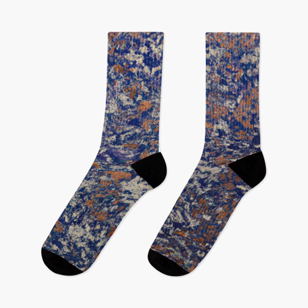 Item preview, Blue And Orange Marbled Pattern designed and sold by Zestpond.