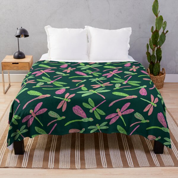 Item preview, Dragonflies & Damselflies Pattern - Watermelon Palette designed and sold by EcoElsa.