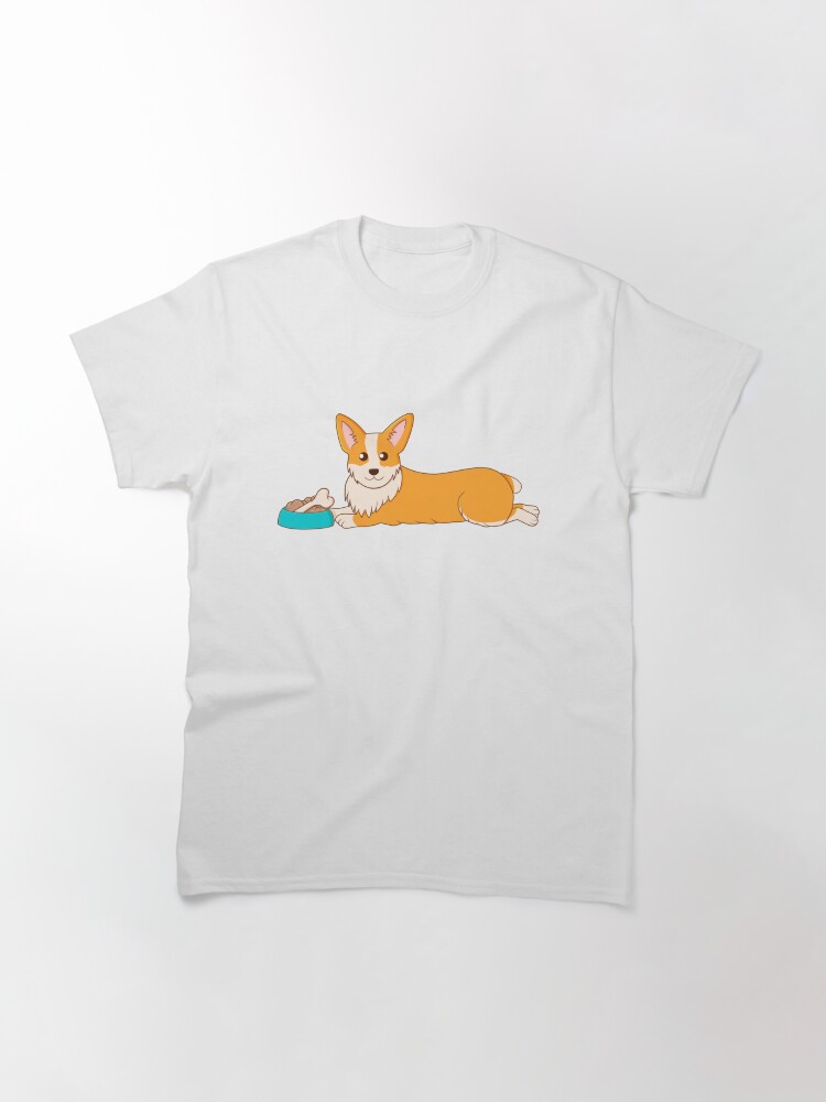 Alternate view of Corgi Food Time Classic T-Shirt