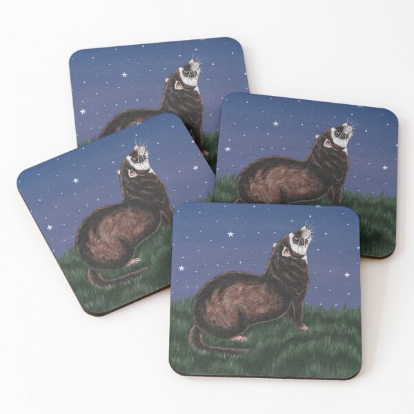 Item preview, Ferret Stargazing designed and sold by WolfySilver.