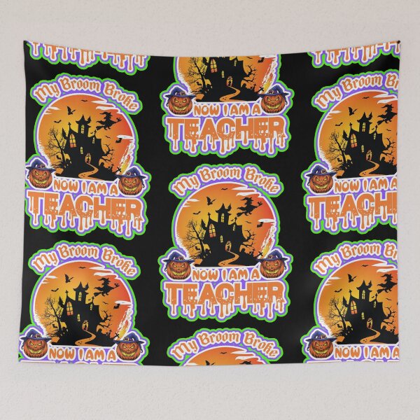 Item preview, My Broom Broke So Now I Am A Teacher designed and sold by WoodburyLake.