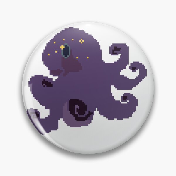 Item preview,  Pixel Art Octopus designed and sold by TeaBagKitten.