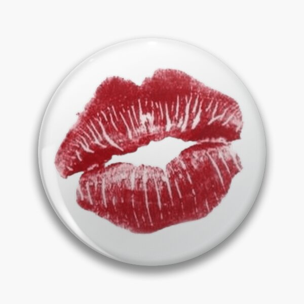 Item preview, lipstick kiss mark sticker designed and sold by hannahwyt.
