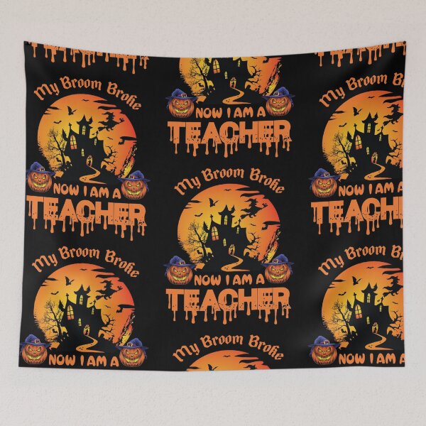 Item preview, My Broom Broke So Now I Am A Teacher designed and sold by WoodburyLake.