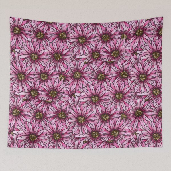 Item preview, Flower Study in Pink - Collage Daisy designed and sold by rossartstudio.