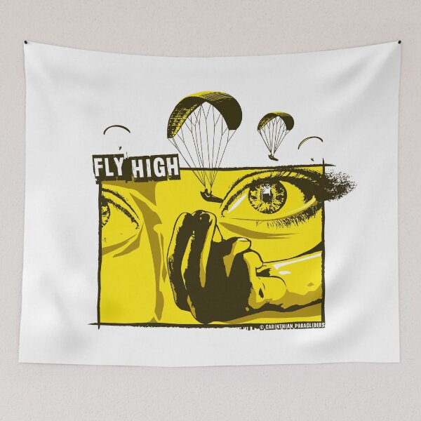 Item preview, Fly high paragliding paragliding yellow designed and sold by akluensner.