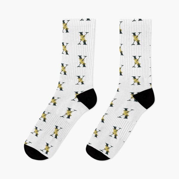 Item preview, Yellow floral X monogram designed and sold by Coffee Lifestyle.